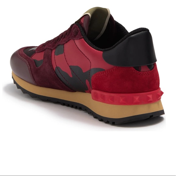 Valentino Camo Fashion Sneakers - Picture 2 of 11